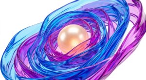 가족 분만의 정서적 안정과 의료적 환경을 상징하는 3D 일러스트